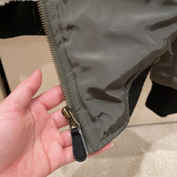 warm military green jacket - Picture 7 of 9